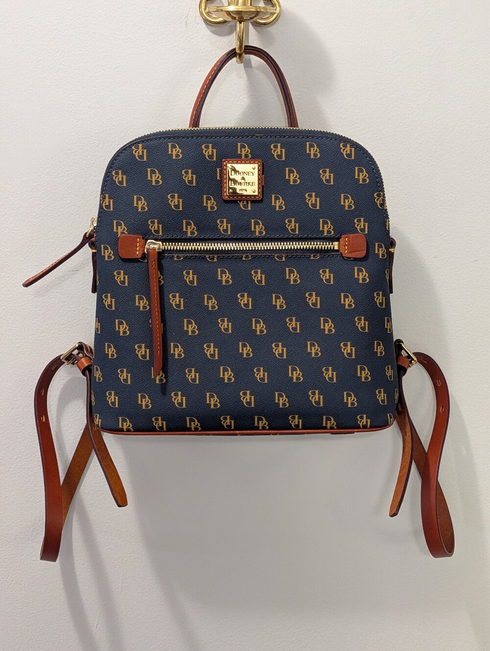 Dooney & Bourke Backpack Blue & Brown
